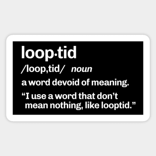 Looptid Sticker